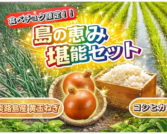 【淡路島の春ギフト】「島の恵み堪能セット」玉ねぎ５kg＆もっちりコシヒカリ５kg（令和7年度産）