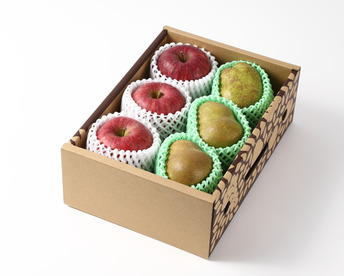 ◆大好評数量限定◆【ラフランスとふじりんごの詰め合わせ】 訳あり品 約2㎏ 家庭用・おすそ分けに丁度いい！ WR01-01-01