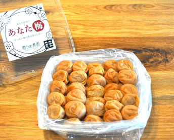 【無添加】中粒　梅農家が漬ける　そのままの梅干し『あなた梅』500g