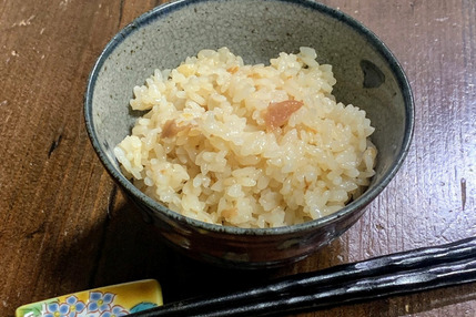 梅干しを使った炊き込みご飯