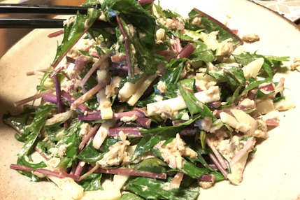 コールラビとツナのお手軽サラダ