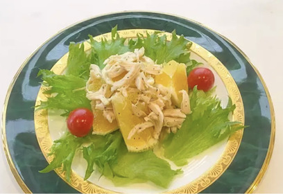 【レシピ】はるかと鶏ささみの爽やかサラダ
