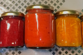 【ジャム・ケチャップセット】佐賀県太良町産いちごジャム140ｇ×2個・マーマレード140ｇ×2個・トマトケチャップ300ｇセット