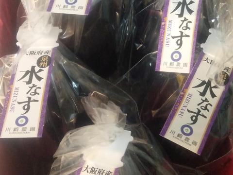 生でガブっと！絶品泉州水なす14房