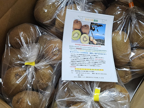 ビッくりキウイふる～つ （偏平Ｌ） 4キロ【品種ヘイワード】）