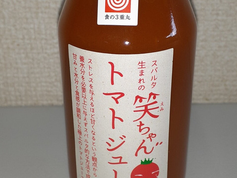 食塩不使用！！　スパルタ生まれの笑ちゃんのトマトジュース （180g×24本）