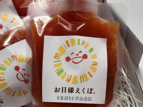 飲める！なめらか過ぎてスプーン不要🍅お日様えくぼのミニトマトジュレ150g×４P