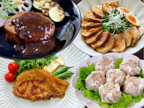 人気商品4点を手軽に試せる「元気豚 お試しセット」