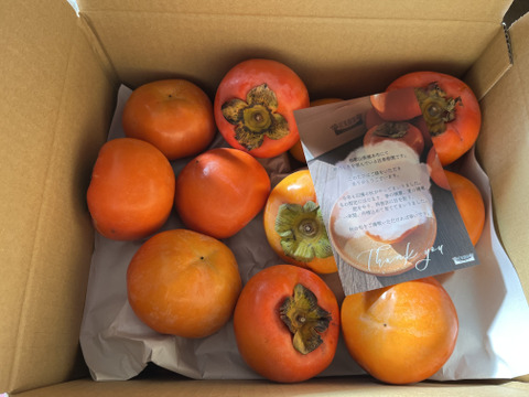 味わい深いコク＊富有柿＊【訳あり】中箱大玉（L/2L）約5kg