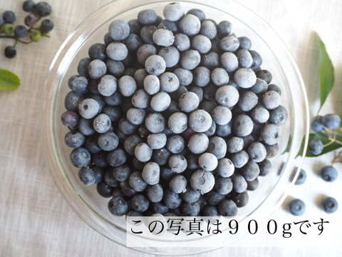 農薬不使用【訳あり】1800g大粒冷凍ブルーベリー