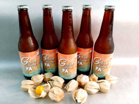 【1本分無料でお得】『芳醇でトロピカルな香りと旨味』ゴールデンベリーペールエール（クラフトビール）330ml×5本入り