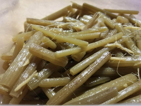 春の息吹：採りたて直送の「ふき」1キロ