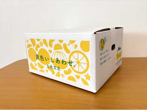 化学合成農薬栽培期間中不使用　土佐文旦　家庭用訳あり品　大玉　5kg入(7〜8個)　黄色いしあわせ®　文旦の本場👑高知県土佐市産　☆便利な皮むき器付き　"北海道への配送専用商品です"