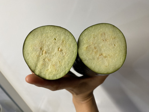 黒艶と重厚感！ふわとろ～長なす10本