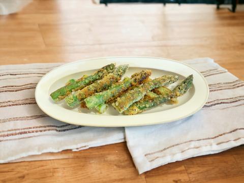 【北海道上富良野産】夏採りアスパラガス（2L900g）【夏ギフト】