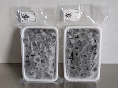 冷凍品『とれたて新鮮しじみをすばやく冷凍』十三湖産大和しじみ（砂抜き済み）　中サイズ500ｇ×2Ｐ