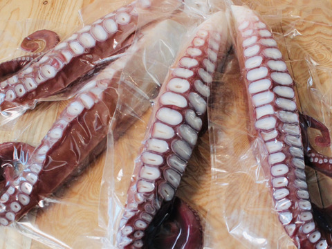 【人気No1】【冬ギフト】北海道白老産　活茹で水だこ（足）2.5㎏【真空加工】