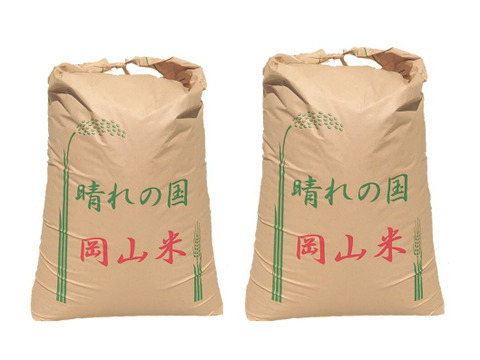 モチモチつやつや「にじのきらめき」岡山県産 精米 20kg（精米後18.0kg程度でのお届けとなります）