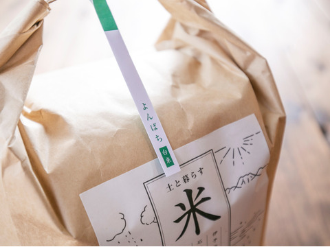 【完売御礼】R2年度/よんぱち白米5kg・ISATOの自然栽培米~もっちり甘いがお好きな方へ~