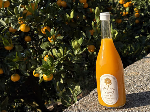 【予約🈹500円引き〜12/3まで】無添加！"愛"ある温州みかんジュース 720ml ×4本セット