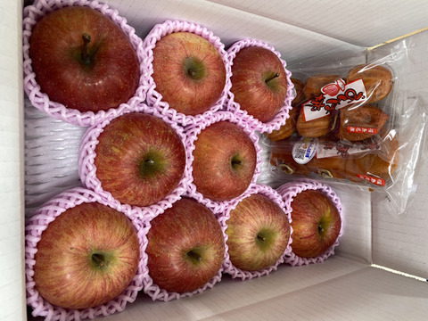 訳あり！　あんぽ柿（干し柿）・りんご　詰め合わせセット　3k hs4