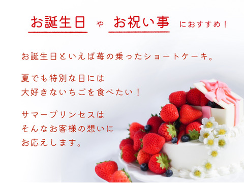 子どもが喜ぶ夏イチゴ☆7月限定の超大粒☆(2025年7月お届け)