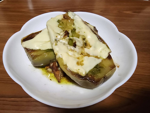 焼いたらトロッと♡イロハの青ナス