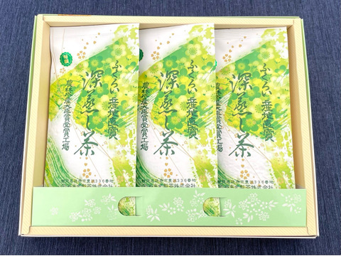 【新茶・贈答用】やぶきた緑の特撰　100g×3本入り