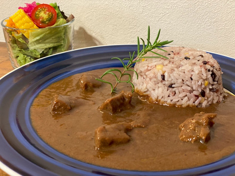 【一流シェフ監修】自宅用　鹿肉たっぷり極上のジビエレトルトカレー