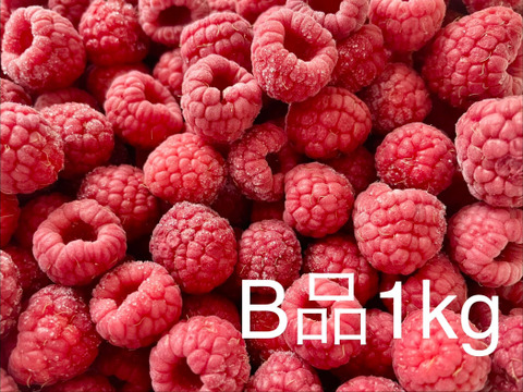 高級ジャム店にも納品】冷凍ラズベリー（B品）1㎏【国産