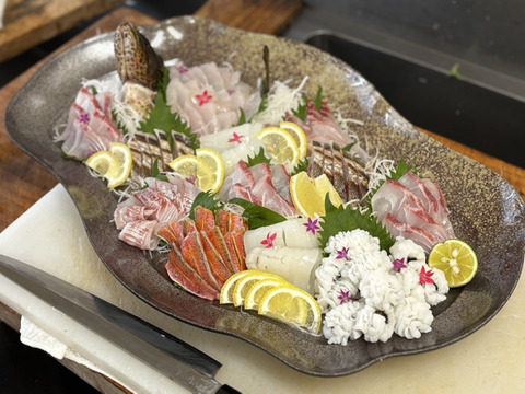 🌸知る人の春贅🌸旬極まる吟味の一尾『天然国産桜マダイ』長州床波ブランドお試しキャンペーンお刺身約350g【4月上中旬予約】