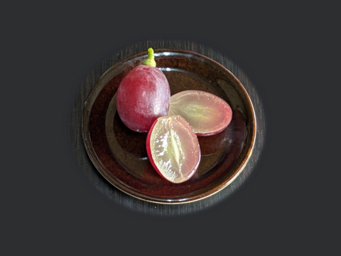 果実の女王、ルビーの輝き【プレミアムギフト】クイーンルージュ®約500g×3房　合計約1.5kg　※長野県認証/農薬節減栽培（信州の環境にやさしい農産物認証）【冬ギフト】