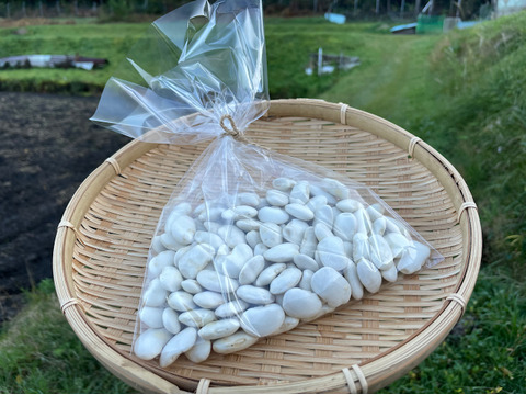 ふっくら！山育ち白花豆＊農薬化学肥料不使用＊200ｇ