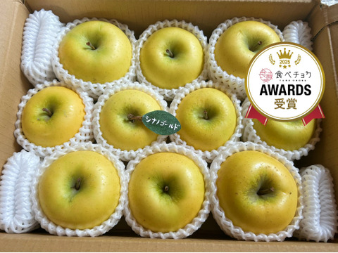 シナノゴールド約3キロ箱(家庭用)8〜11玉⭐️ ID184671  甘酸っぱい りんご