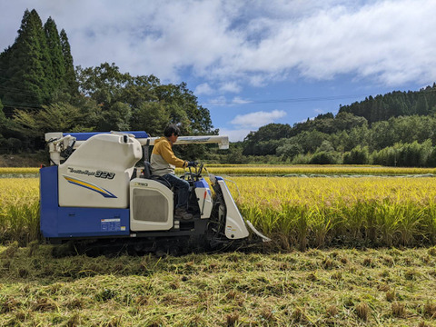 ★農薬・肥料不使用！ 自然栽培米　玄米5kg　令和７年度熊本県産　森のくまさん　※精米承ります（分づき米にも対応）★