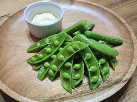 【岐阜県産】シャキッと甘いスナップえんどう３００g×６