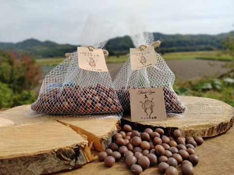 幻の茶豆(大豆)！つくも4号！200g：北海道産の茶豆｜食べチョク｜産地