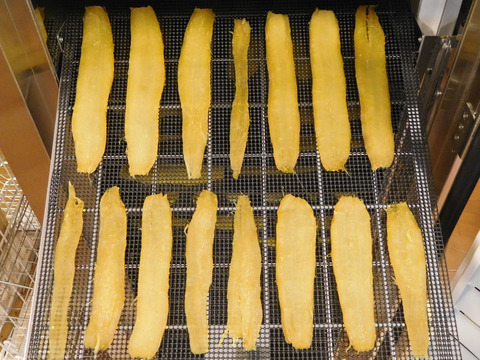 干し芋食べ比べセット「平干しタイプ100g×2袋」と「ひとくちタイプ90g×2袋」（大分県産、栽培期間中農薬・肥料不使用、メール便発送）