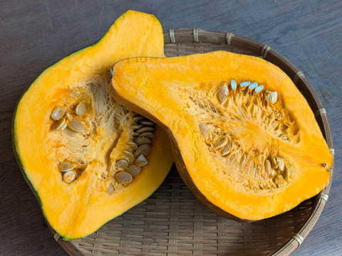 【農薬不使用】ロロンかぼちゃ・とろける舌触り、ほっくり甘い
