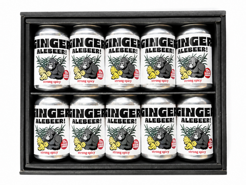 （予約）圧倒的スパイシー！生姜15％！GINGER ALE BEER350ml/10本