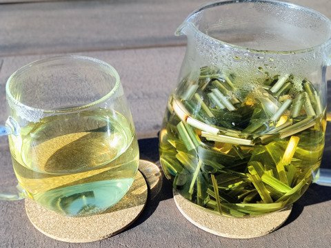 体と心に沁み渡る豊かな香りと味わい！ハーブティーリーフ8g（農薬化学肥料不使用）のっぷいのレモングラス葉と茎
