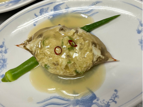 愛知，日間賀島産　ワタリガニ   身入り完璧【大】250g±個体を8杯で2kg  基本茹でて発送、【ケジャン用で冷凍発送も人気】