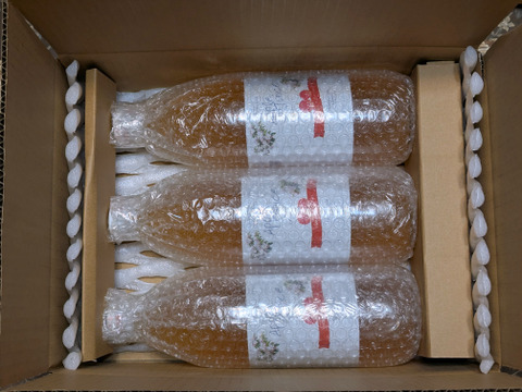 安曇野産 100％りんごジュース「サンふじ」　3本セット