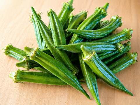 【新鮮朝採れオクラ100本】熊本県産｜HANA FARM