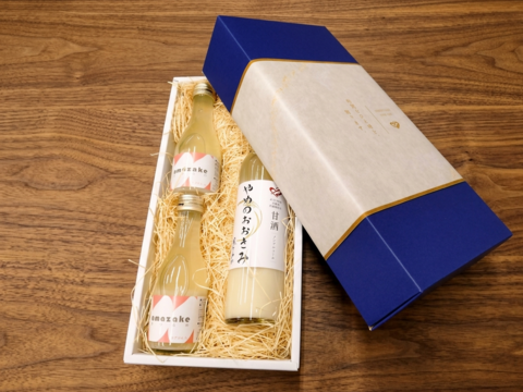 【用途に合わせて贈れるギフト】飲む点滴【無添加】安曇野産 有機米甘酒ギフト（風さやか）