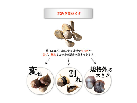 ≪訳あり数量限定≫　熟成黒にんにくバラ　500ｇ×1