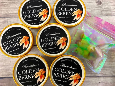 【福袋】フローズンおまけ付でお得🍨冬でも食べたい🍨果実の美味しさを味わえるゴールデンベリープレミアムアイス（食用ほおずきアイス）120ml×10個入り