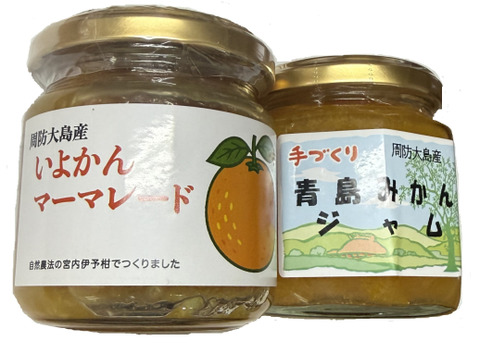 いよかんマーマレードとみかんジャムのセット２００ｇｘ２Ｐ