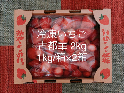 冷凍イチゴ 奈良県特産「古都華」2kg  ☆クール冷凍便☆