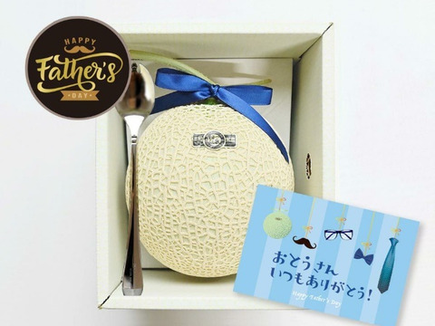 【父の日ギフト】1玉入り外まで甘いマスクメロン